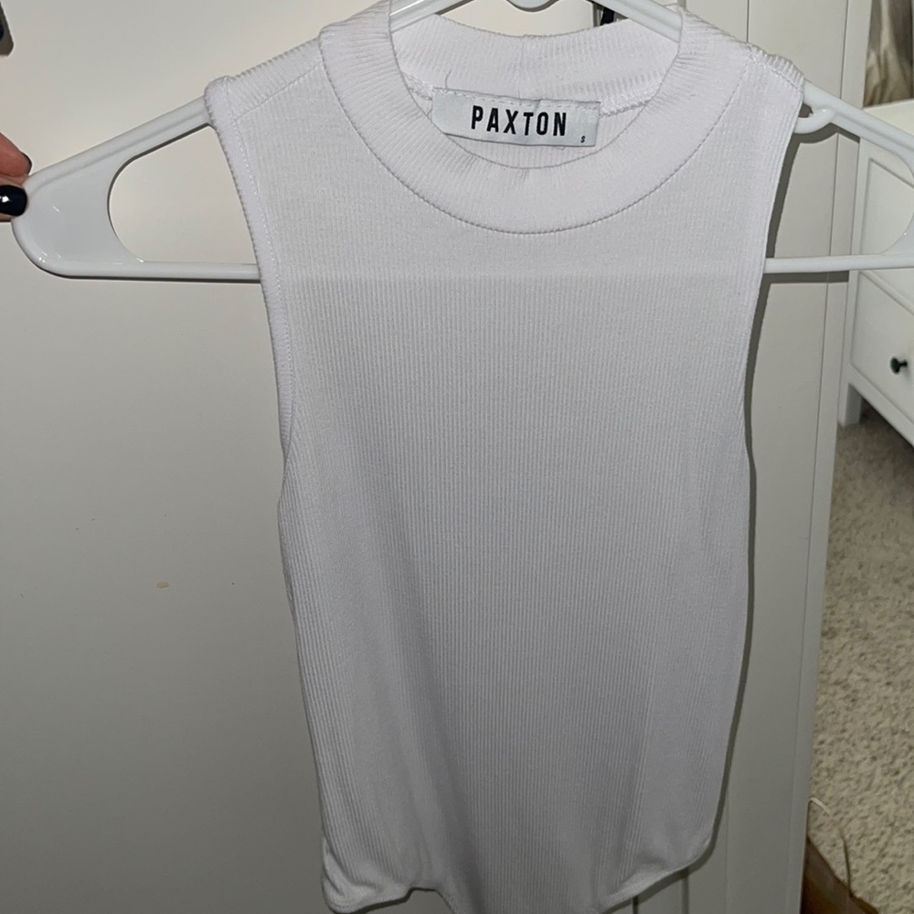 Paxton Body suit - S. Pure white two snap bodysuit